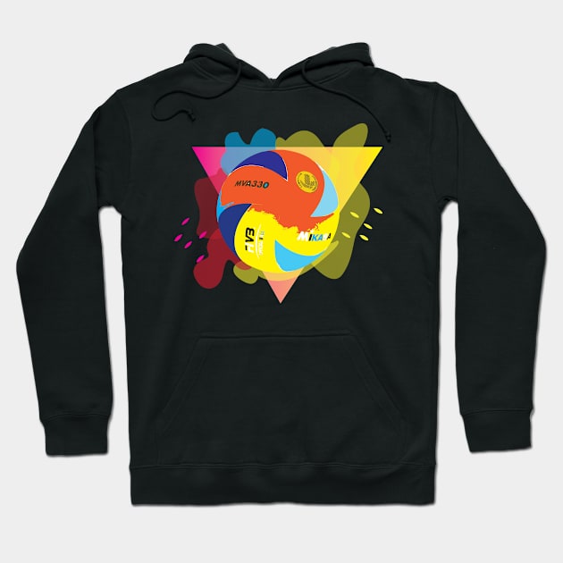 Volleyball - Zine Culture Hoodie by Promaxx